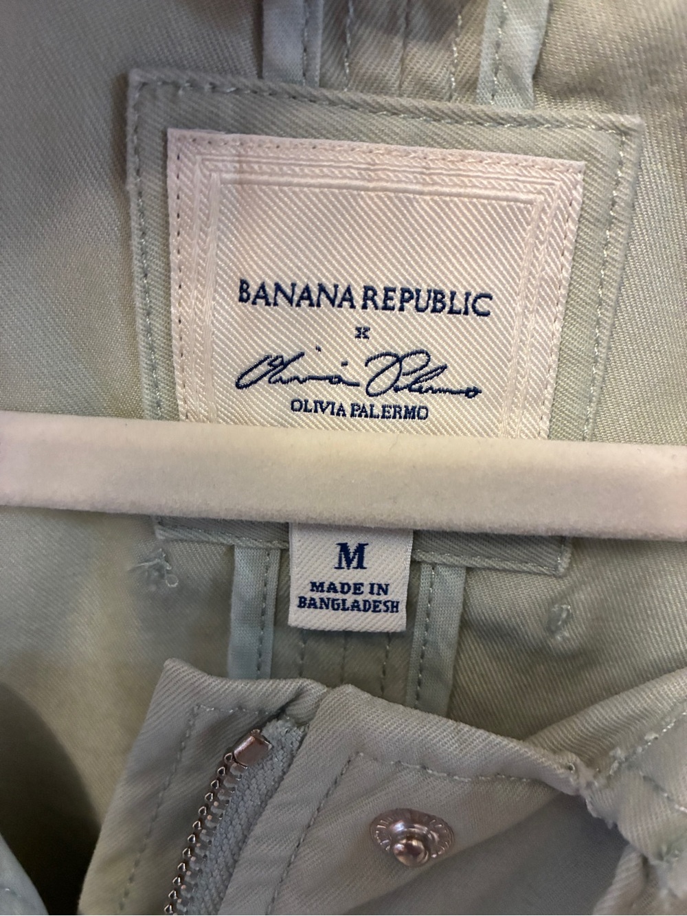 Banana Republic Olivia Palermo Women’s Light Sage Green Jacket - M